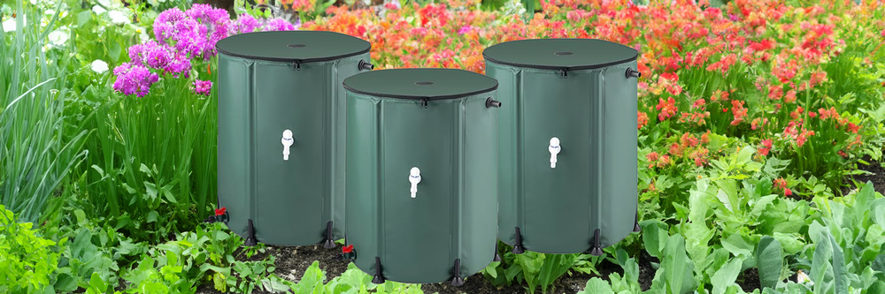 The Efficiency of Collecting Rainwater with Collapsible Containers