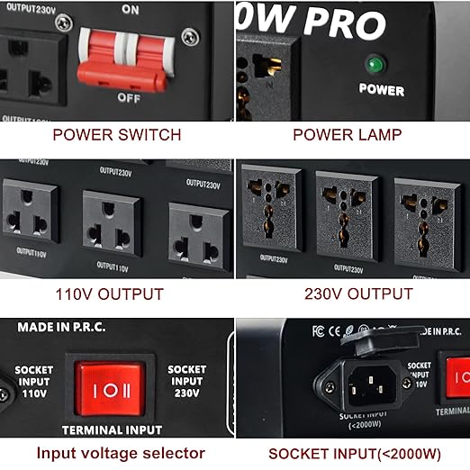 AC 110 / 220 Volts Step up/down : 5000 Watts pour <tc>NUBE</tc> SS120