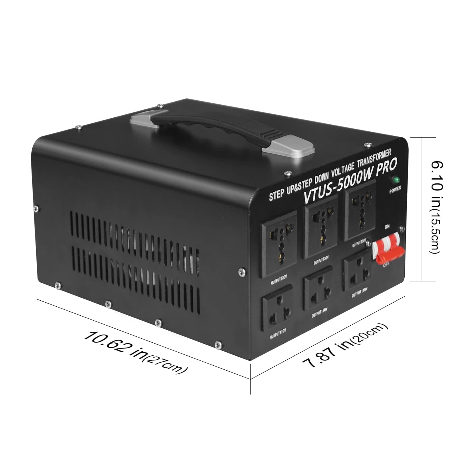 AC 110 / 220 Volts Step up/down : 5000 Watts pour <tc>NUBE</tc> SS120
