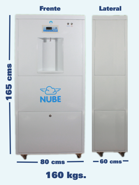 NUBE SS120: Industrial Atmospheric Water Generator 30 gal./day (220V.)